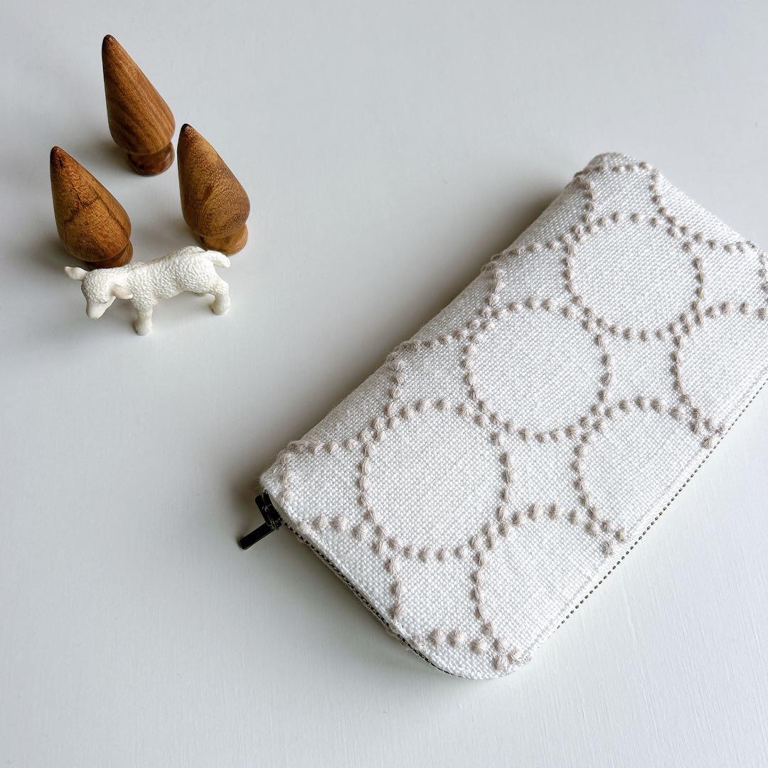 ☆専用☆ミナペルホネン ハンドメイド☆ラウンドファスナー長財布