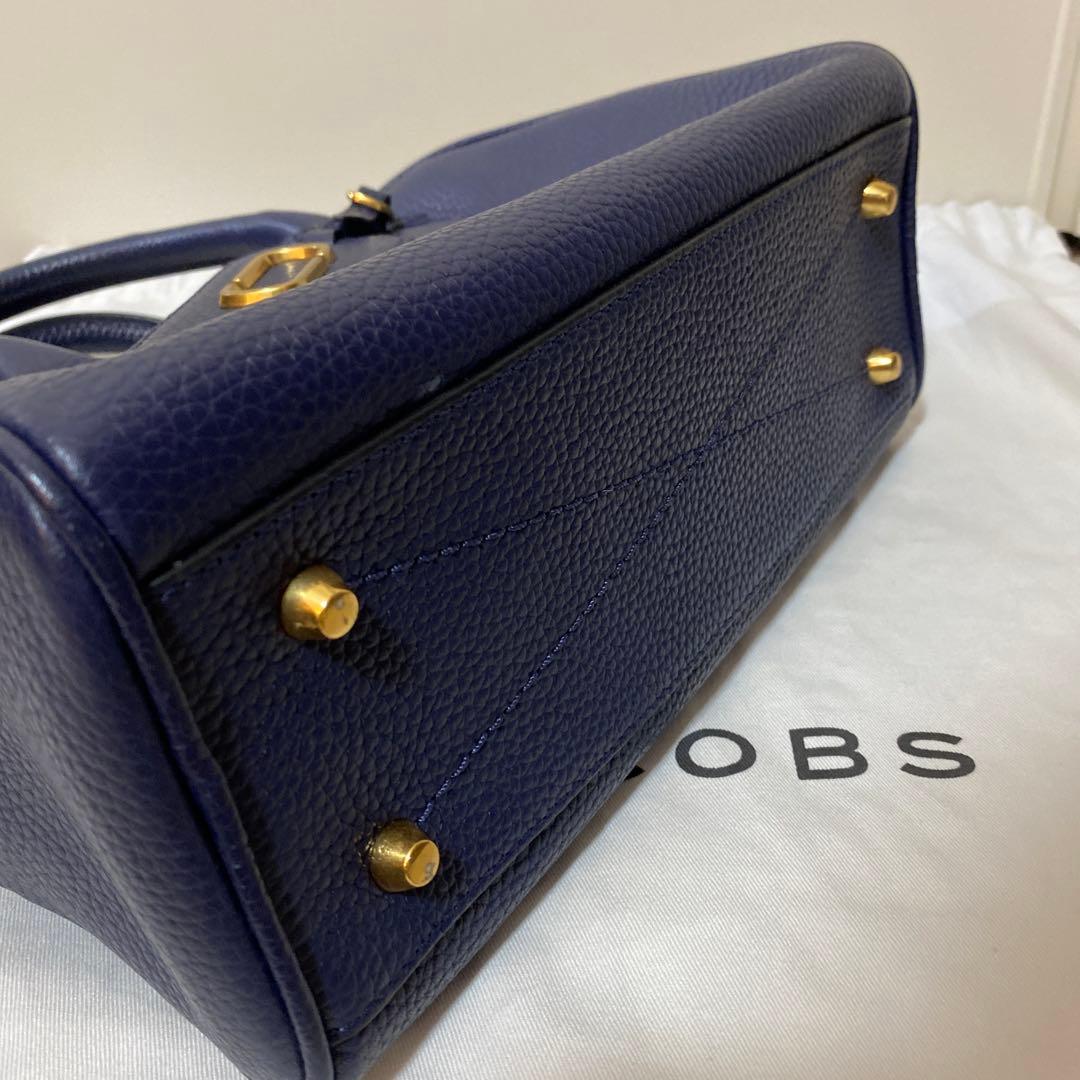 MARC JACOBS ショルダーバッグ ゴッサム レザー 2way ネイビー