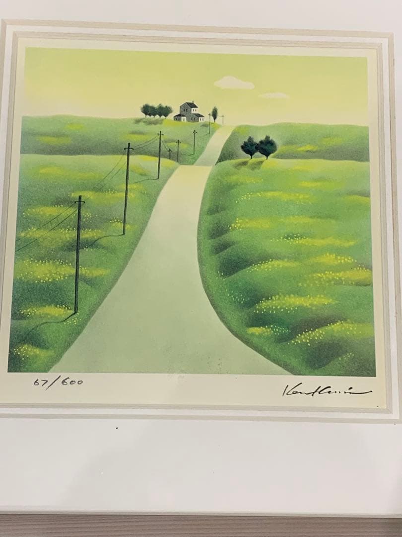 黒井 健 ダイヤモンドスクリーニング 額装　直筆サイン　エディション有　限定版画