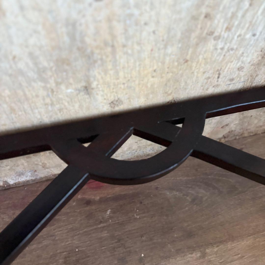 クラシック　コンソールテーブル　無垢材