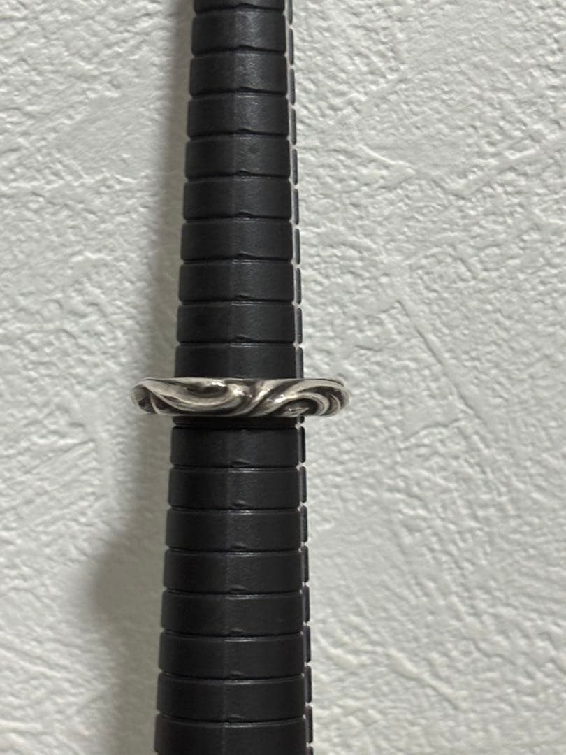 CHROME HEARTS クロムハーツ スクロールバンド リング　11号