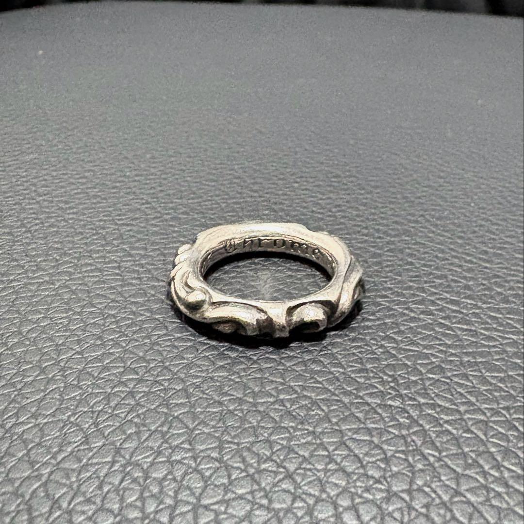 CHROME HEARTS クロムハーツ スクロールバンド リング　11号