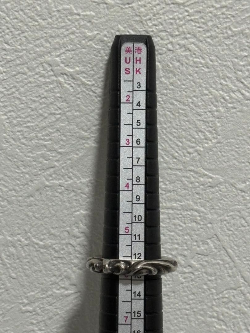 CHROME HEARTS クロムハーツ スクロールバンド リング　11号