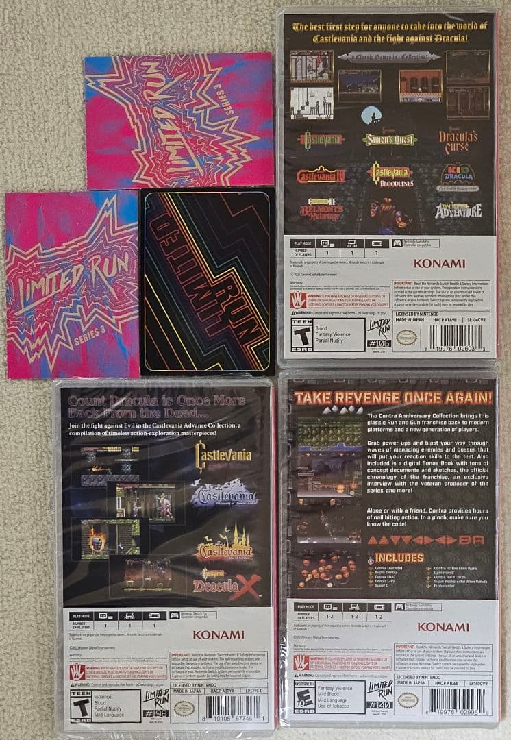 Switch Castlevania ＋ CONTRA 悪魔城ドラキュラ 魂斗羅