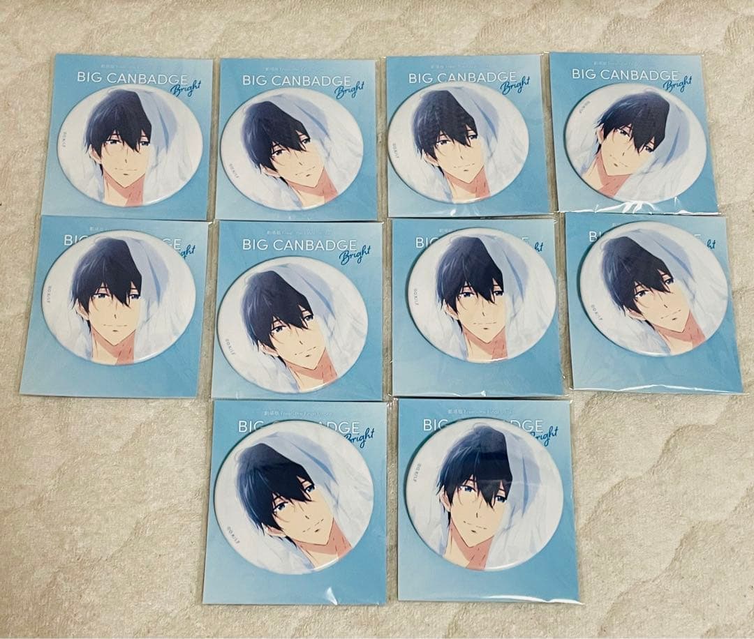 Free! FS Bright ビッグ缶バッジ 七瀬遙