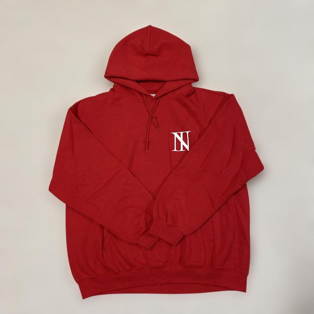 The BONEZ 赤パーカー Lサイズ