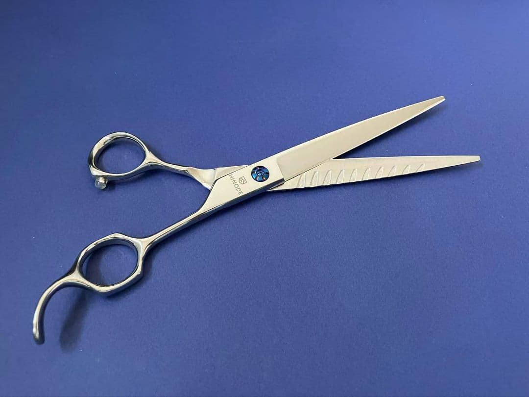 ご自宅で簡単お手入れ！ペット用トリミングシザー（ストレート）　プロ用