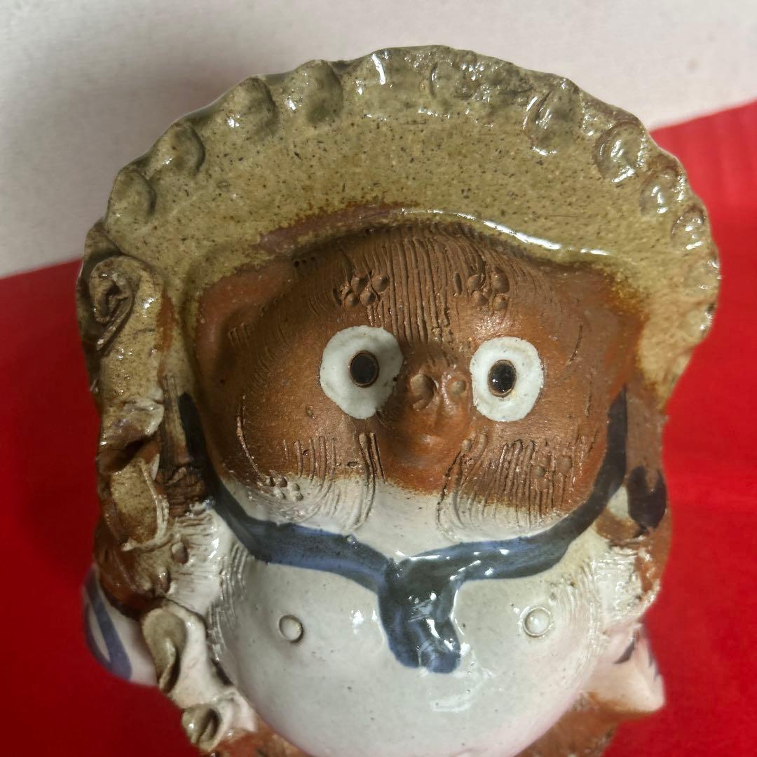 自宅保管品　狸の置物
