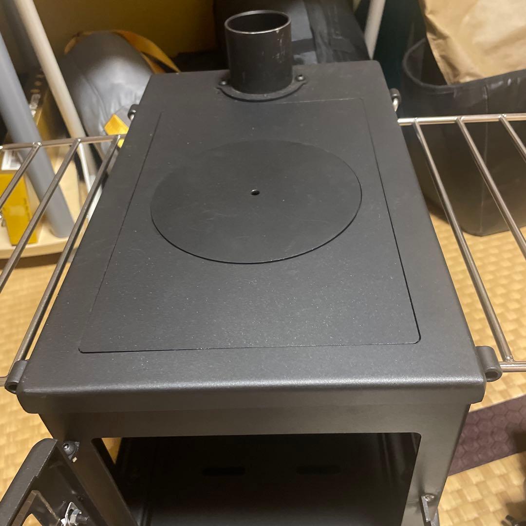 未使用 FUTURE FOX 薪ストーブ 3面ガラス ブラック