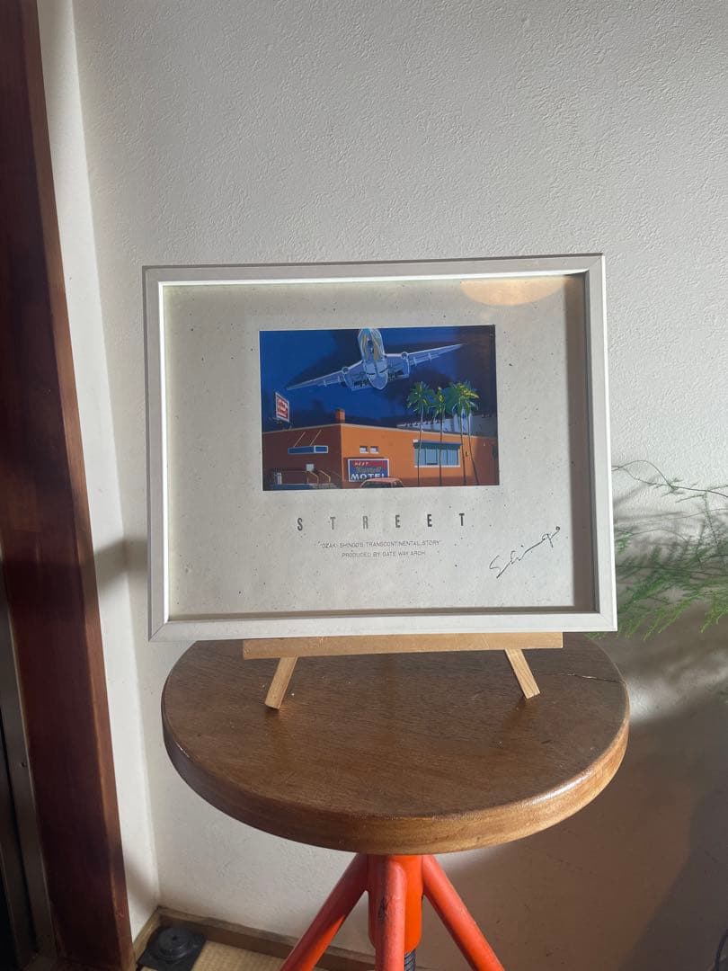 尾崎眞吾　アメリカンドリーム　立体絵画　アート　ヴィンテージ