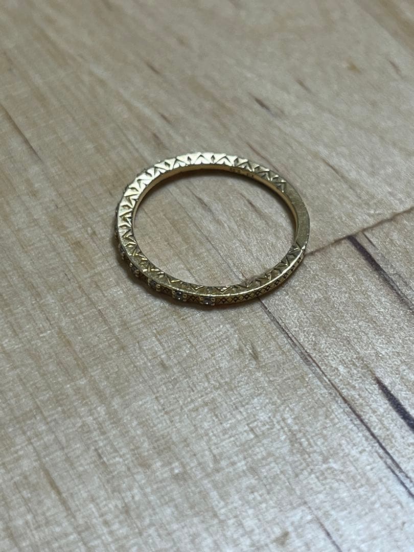 18金　jupiter ジュピター　ゴールドリング　K18 0.05