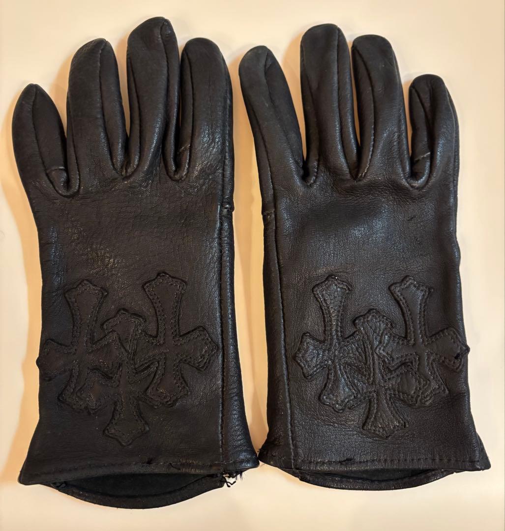 クロムハーツ　レザーグローブ　セメタリー　サイズ8