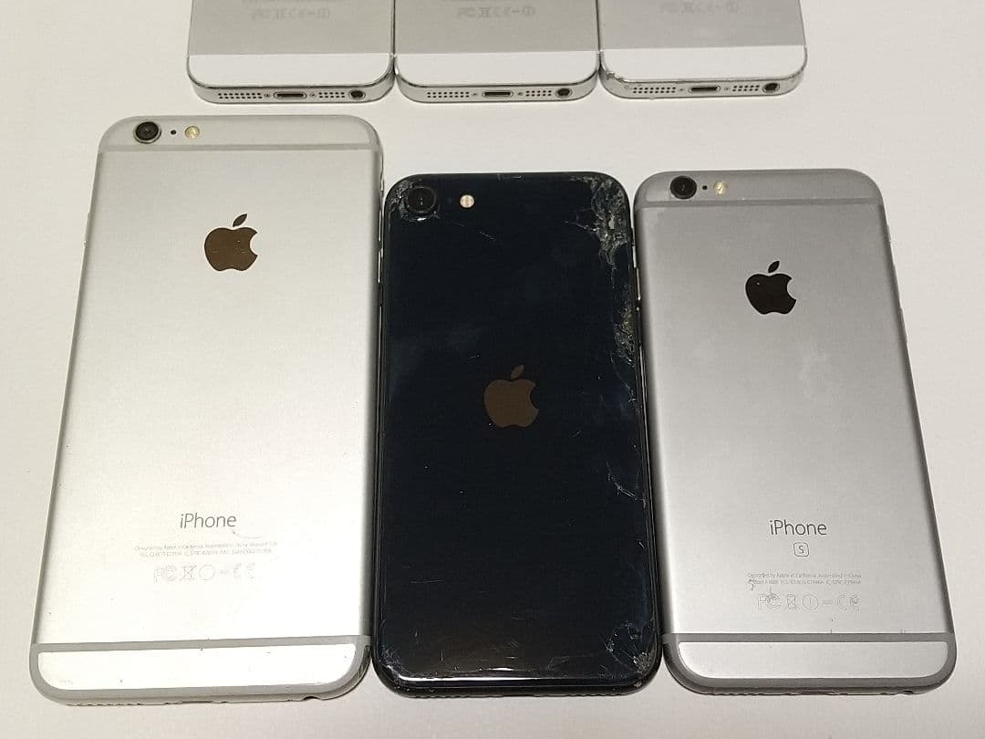 iPhone5s/6s/6plus/8セット 画面割れあり