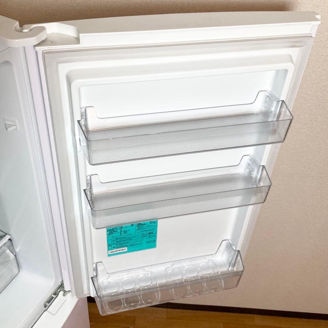 極美品 ハイアール 冷凍冷蔵庫 JR-NF218B 218L 2ドア 右開き