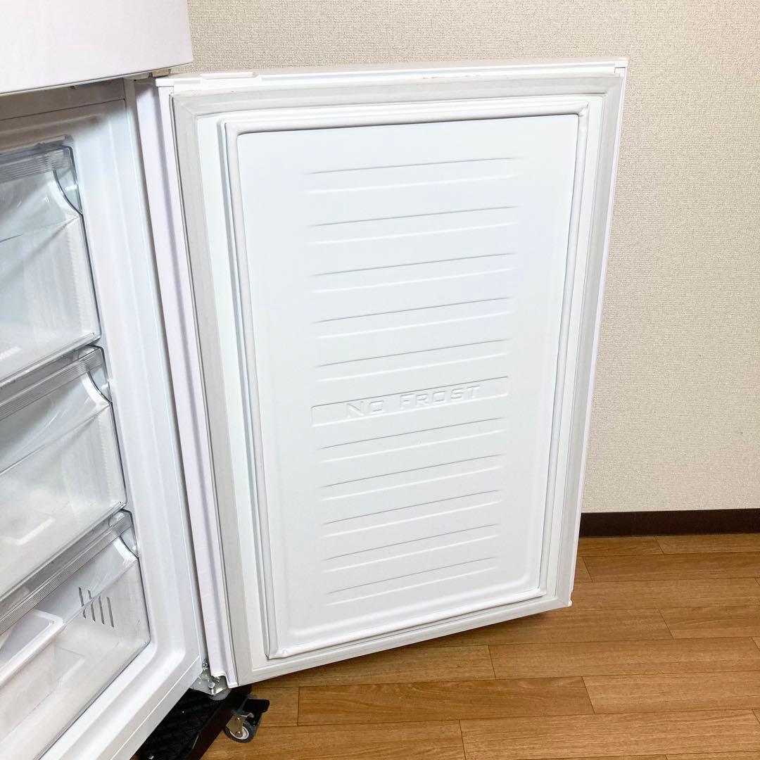 極美品 ハイアール 冷凍冷蔵庫 JR-NF218B 218L 2ドア 右開き