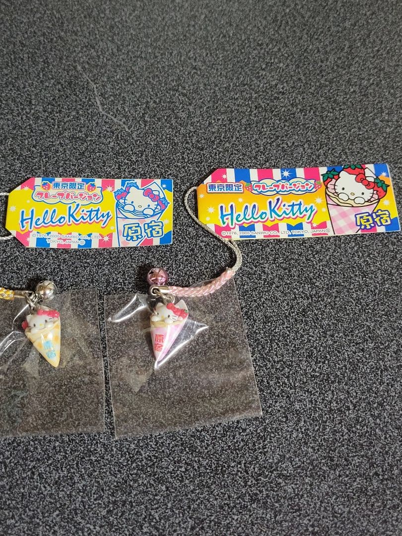 ✨新品、未使用✨ご当地キティ　東京　原宿限定　バニラ　イチゴクレープ　2個セット