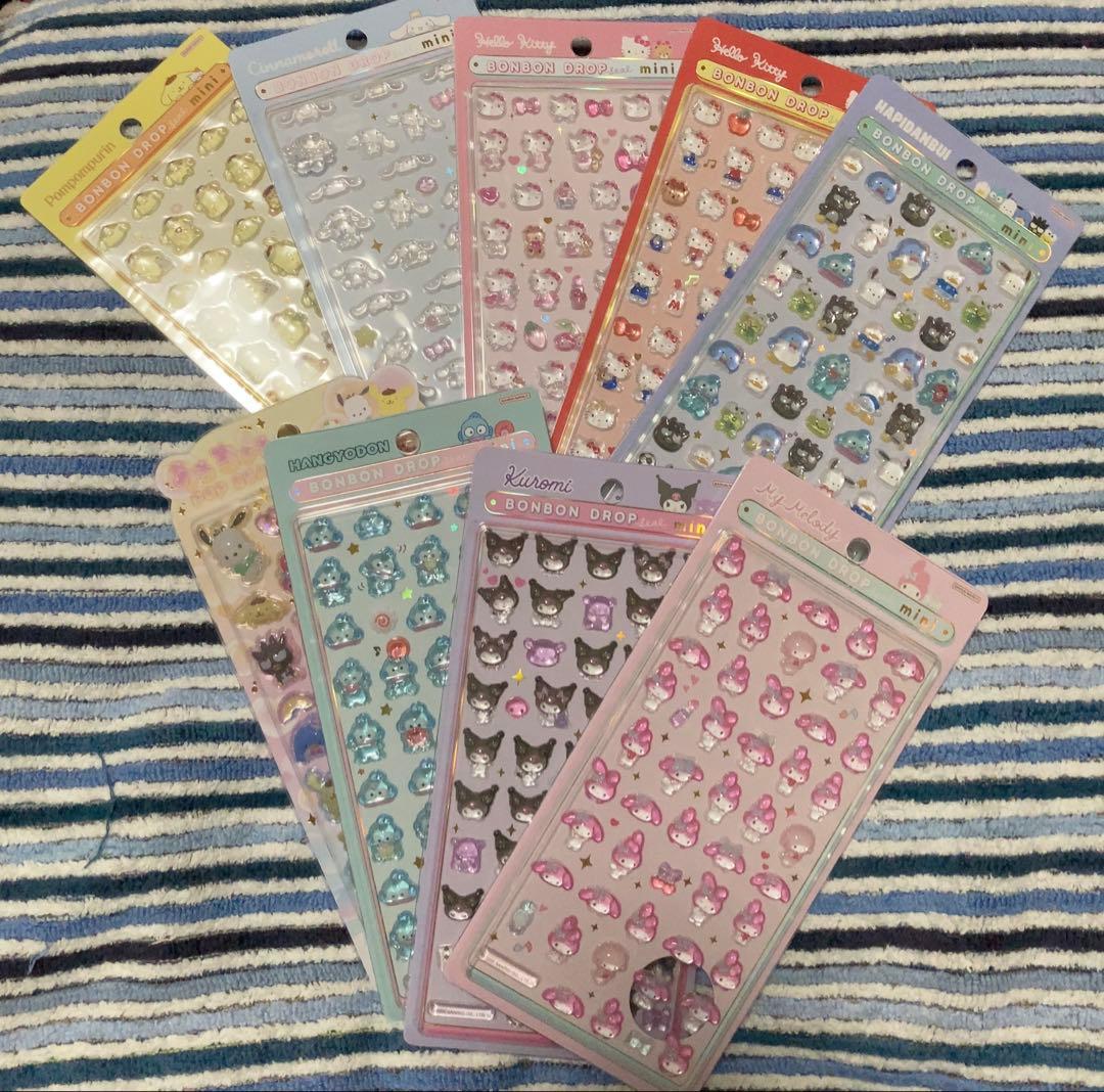 ボンボンドロップシールmini サンリオシリーズセット