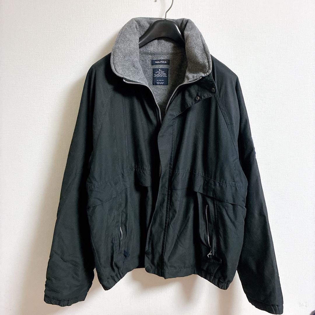 OLD NAUTICA ノーティカ 裏フリース　中綿　ウォームアップジャケット
