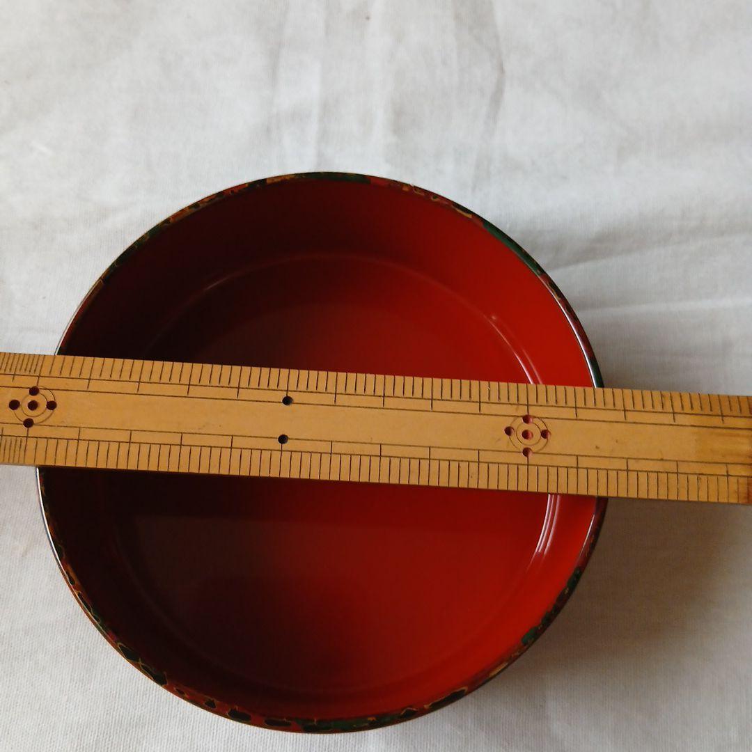 津軽塗 赤と黒の模様入り弁当重箱セット バラ売りも可