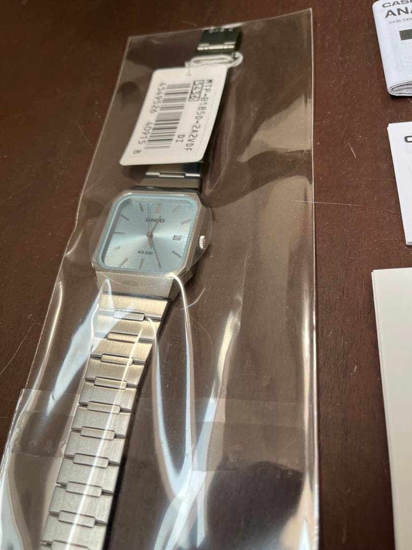 CASIO MTP-B185D 2A2Vアイスブルー【新品・未使用・保証書付】