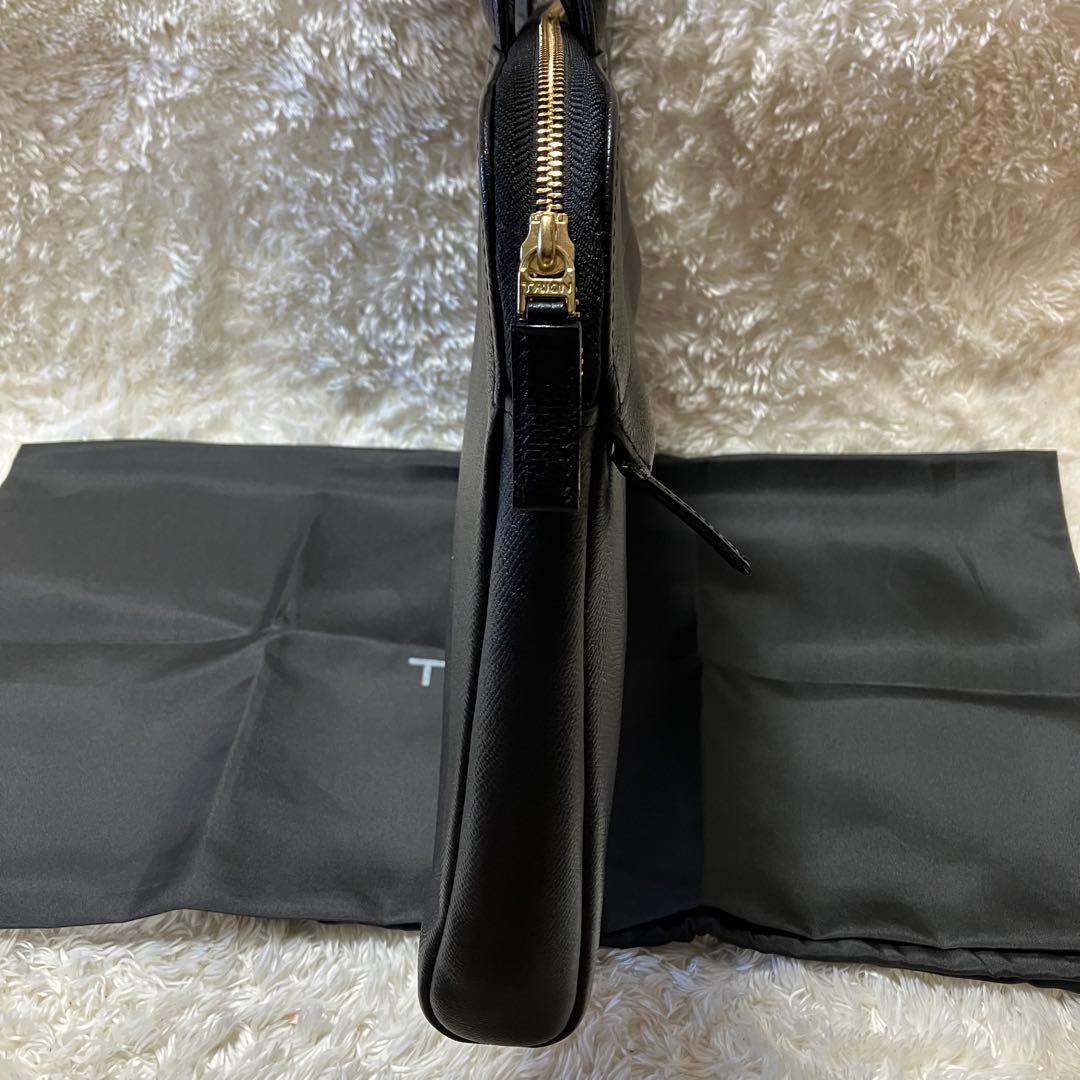 【美品】TRION ブリーフケース ビジネスバッグ　東急ハンズ限定品　ブラック