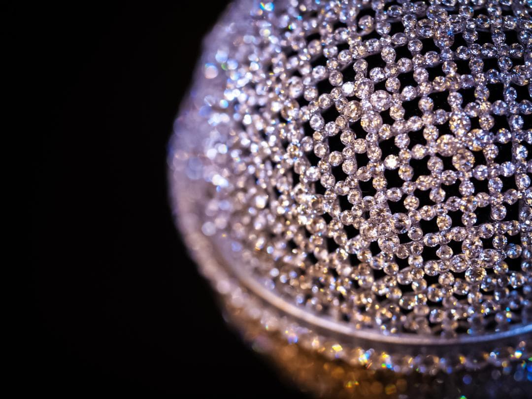 中島美嘉 ツアーで実際に使用した ダイヤモンドマイクロフォン スワロジルコニア