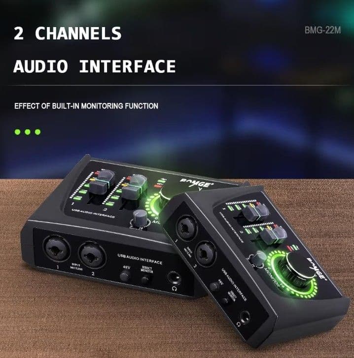 BOMGE ミニ 2 チャンネル USB オーディオ