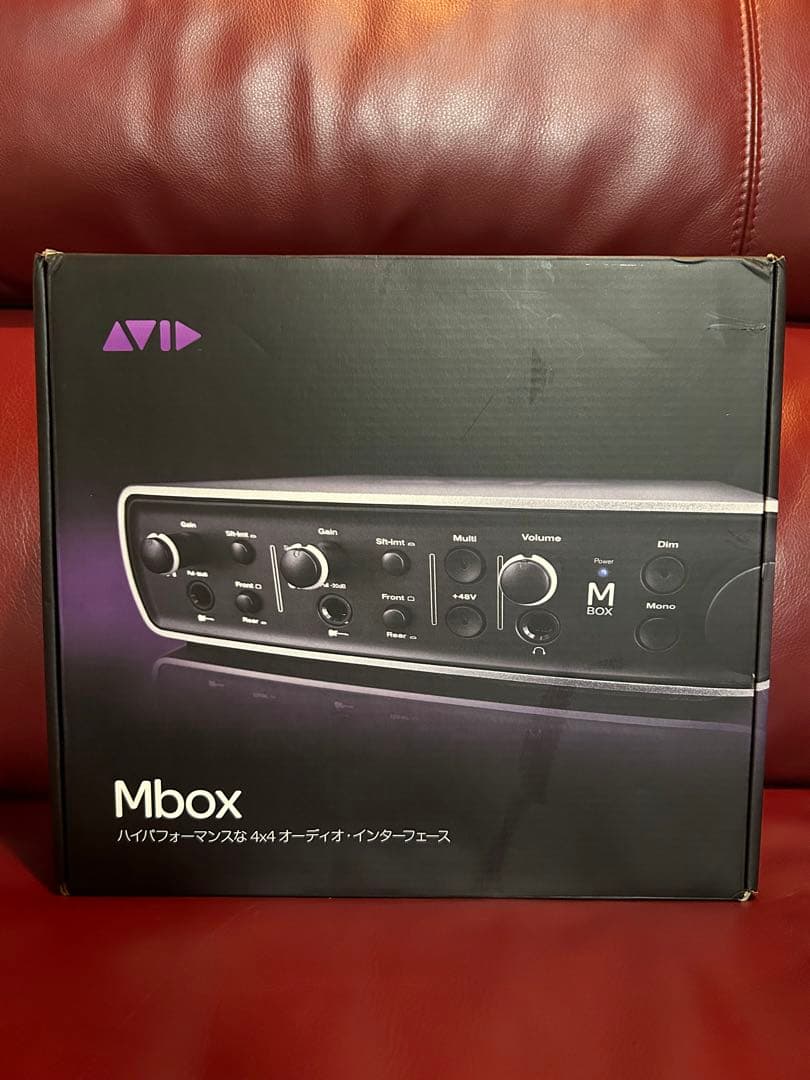 新品に近い Avid Mbox 4x4オーディオインターフェイス 動作確認済み
