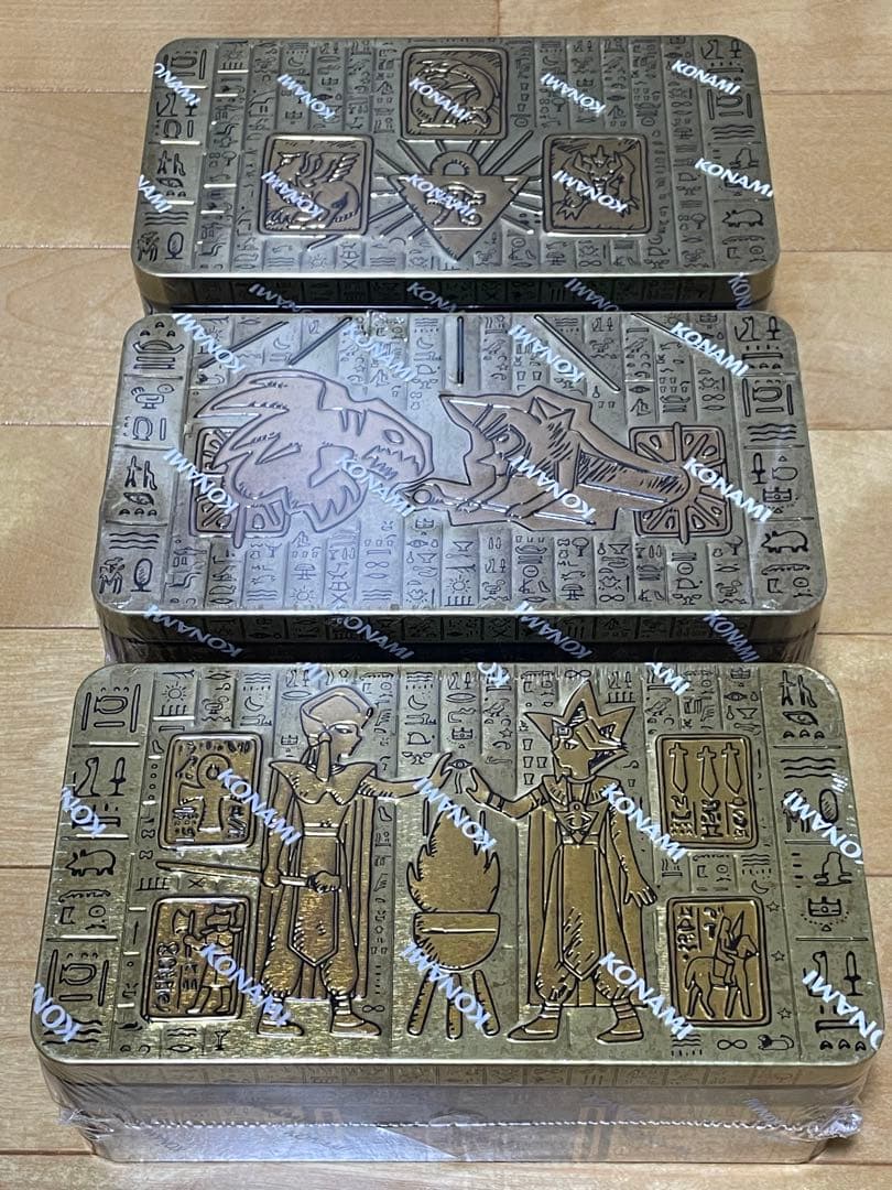 遊戯王★TIN缶★2020 2021 2022コンプリートセット★王の記憶の石板