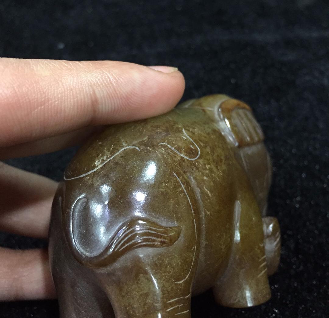 漢代 太平有象置物 古玉和田玉籽料 中国美術骨董工芸収蔵品