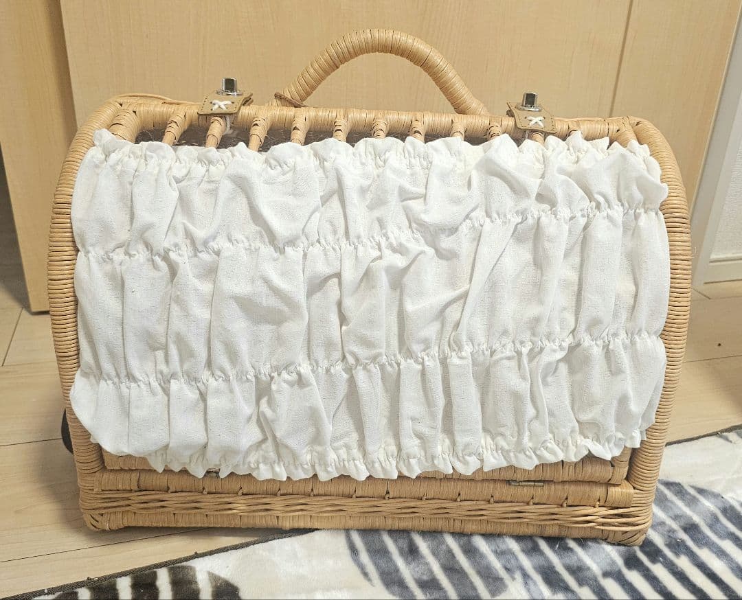 ◇シンシアジャパン◇ラタンキャリーマインM◇ ブラウン