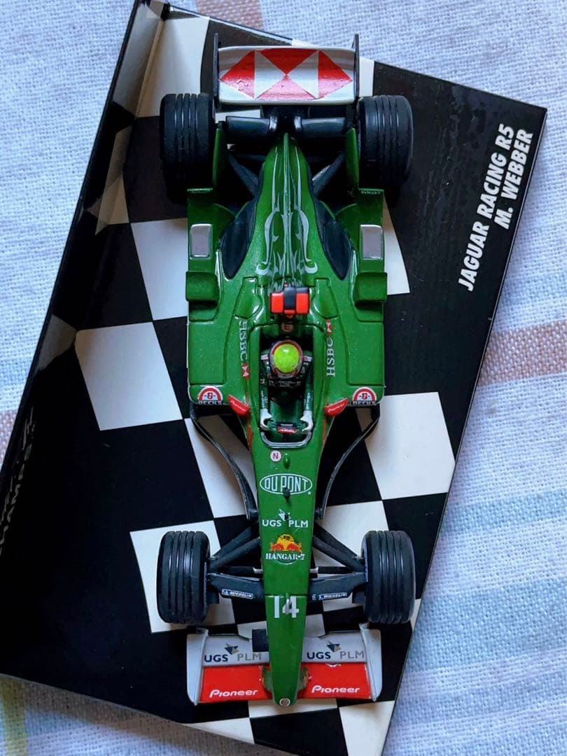 ミニチャンプス 1/43 ジャガー・R5・コスワース マーク・ウェバー 2004