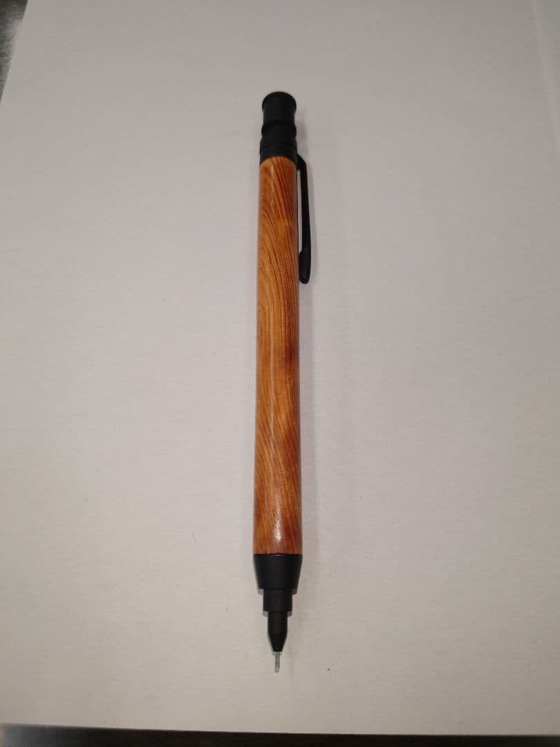 木軸ペン　ケヤキ　シャープペンシル　0.5　拭き漆　うるし仕上げ　MDS1