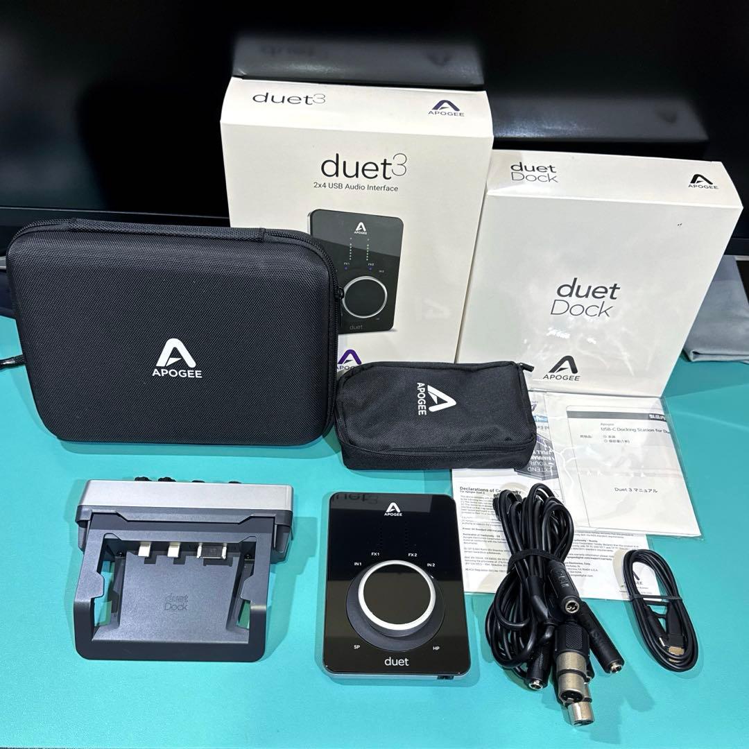 Apogee duet3 DuetDock セット オーディオインターフェイス