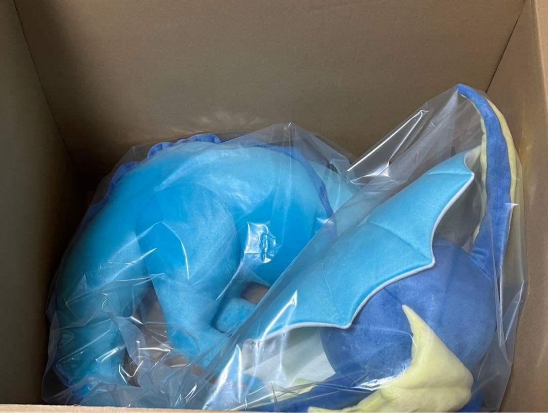 ポケモン ポケセン 等身大シャワーズ ぬいぐるみ 寝そべり