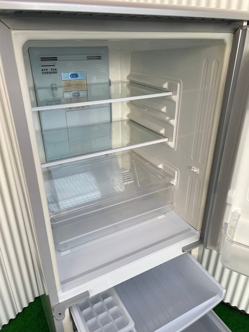 830 シャープ 左右付け替え可能ドア 2ドア冷蔵庫 一人暮らし 単身 シルバー