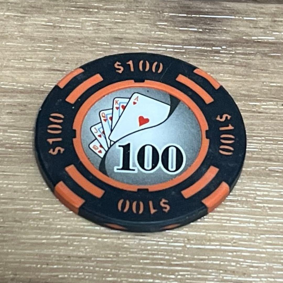 【美品】フォースポット ポーカーチップ 160枚（額面100）