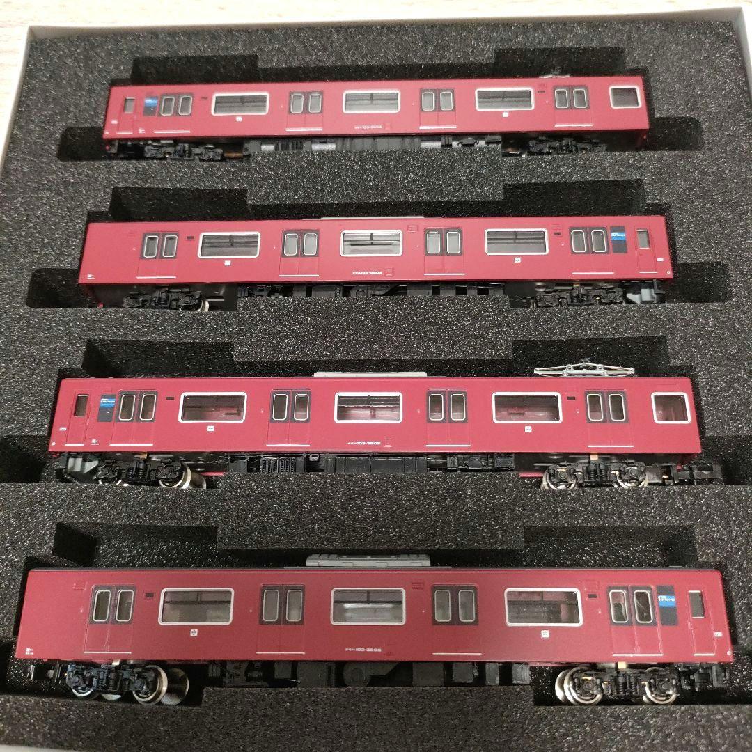鉄道模型 31512 JR103系3500番台播但線（台車黒）4両編成　動力付き