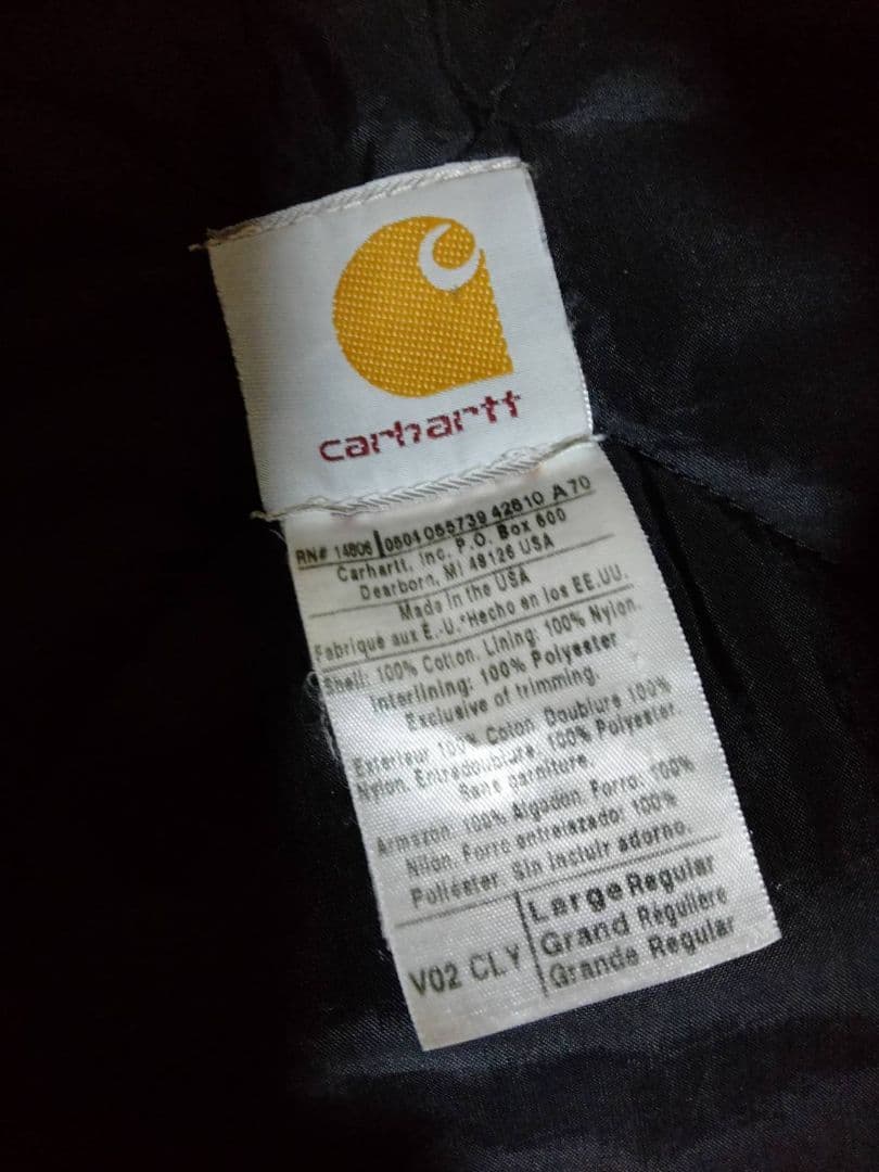 Carhartt バーガンディ ベスト Lサイズ　made in USA
