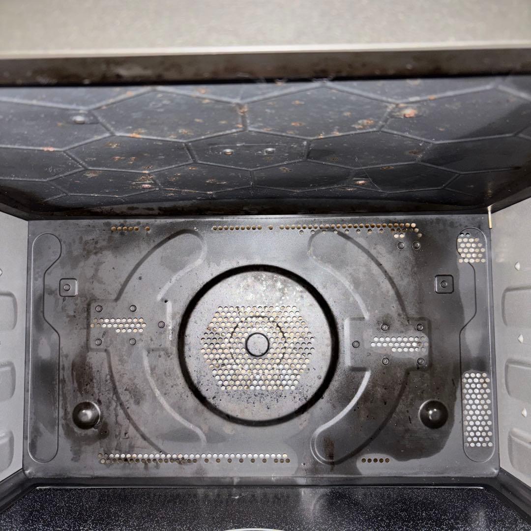 ジャンク品　2018年製パナソニックスチームオーブンレンジ　NE-BS805-W