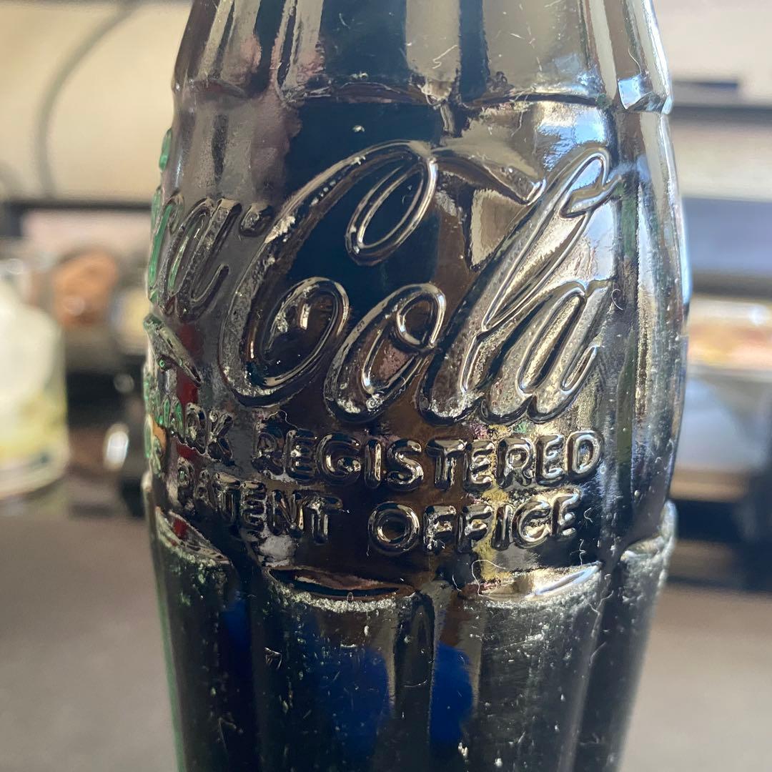 【未開栓!ヴィンテージコカコーラ】1956年製エンボス加工US製CocaCola