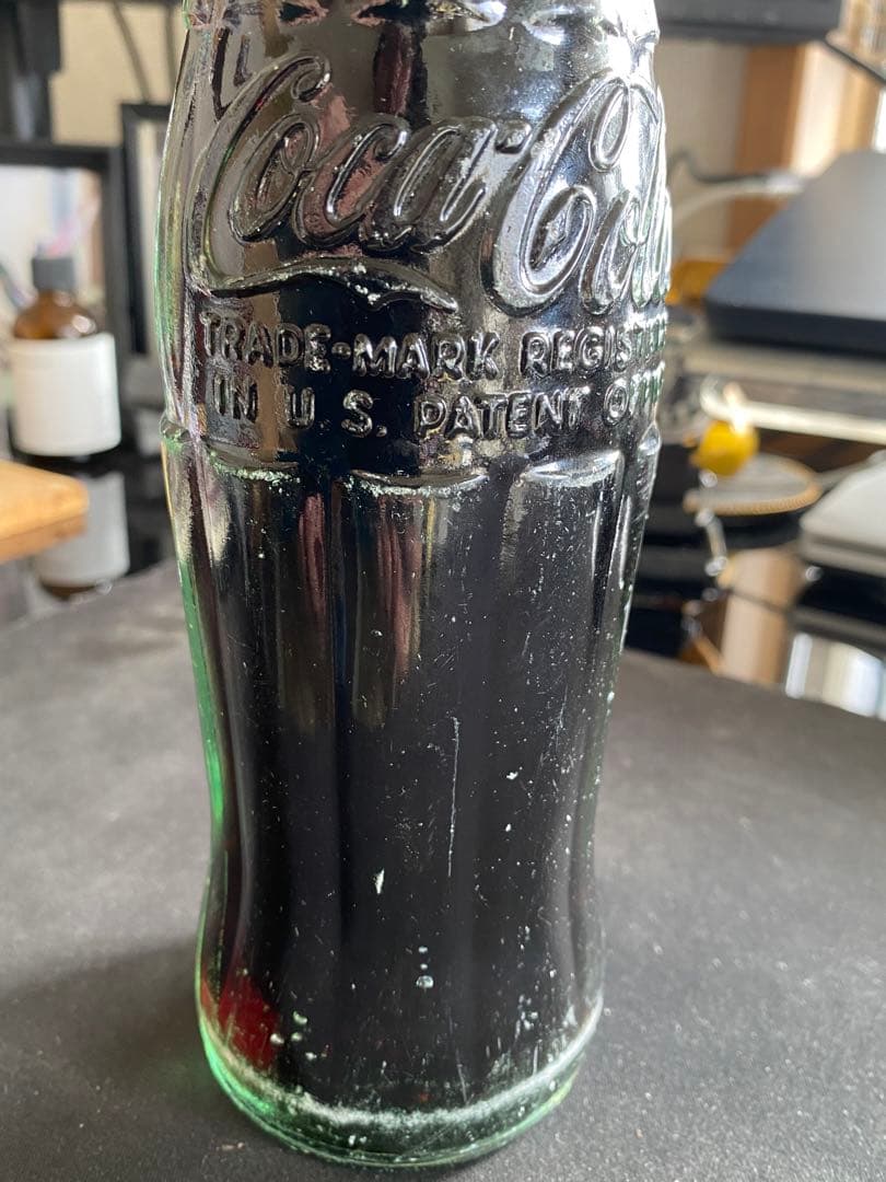 【未開栓!ヴィンテージコカコーラ】1956年製エンボス加工US製CocaCola