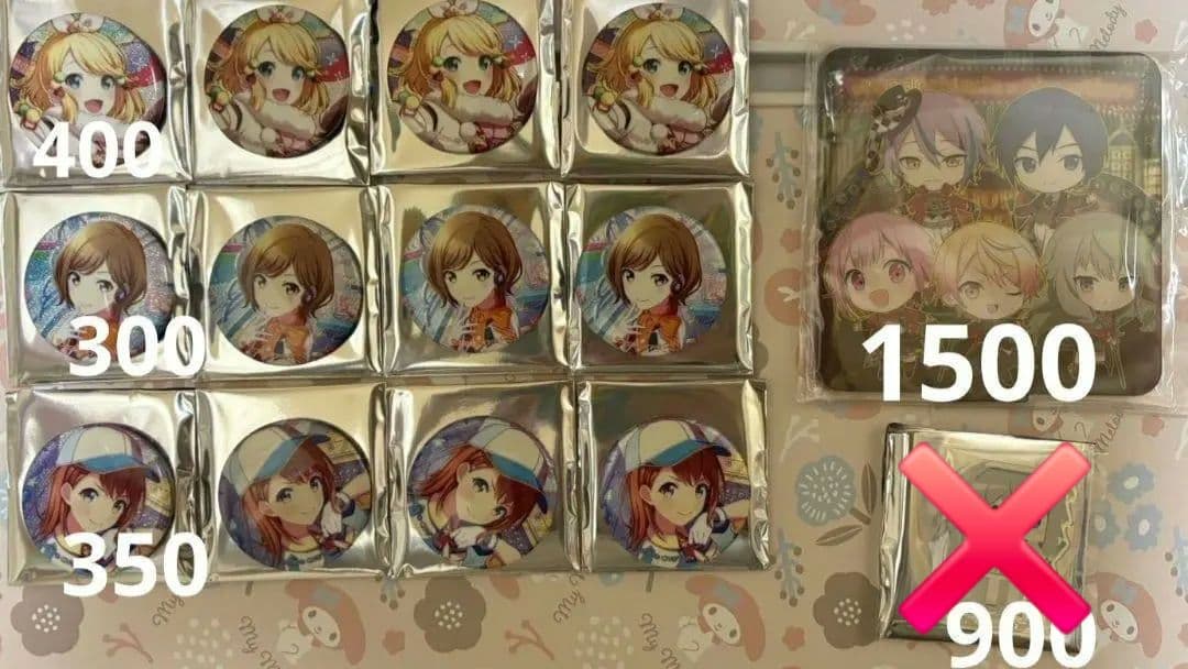 プロセカ 特典 カード 缶バッチ アクスタ パシャこれ 色紙 サンリオ アクキー