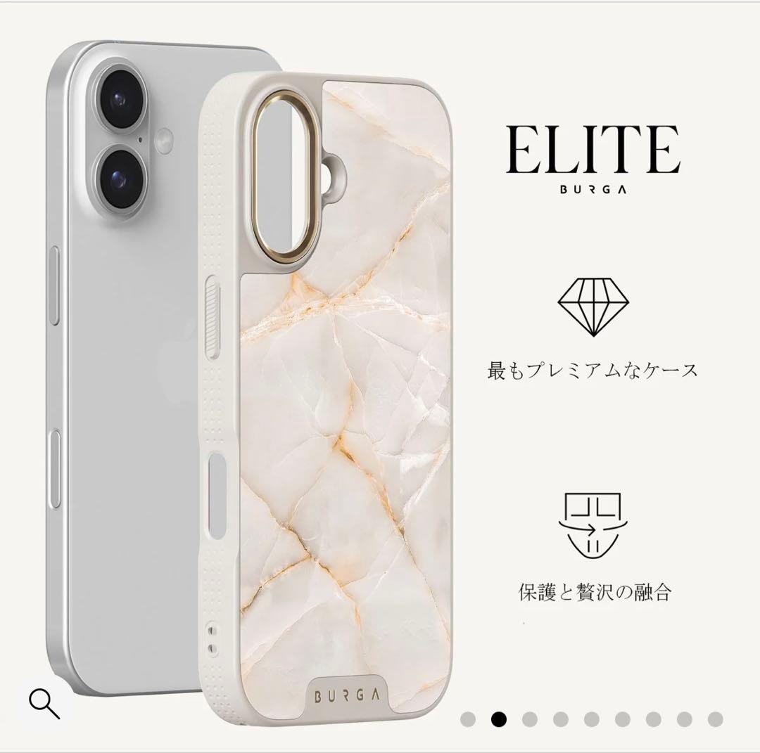 BURGA ブルガ　iPhone16ケース　Vanilla Sand 高級ライン