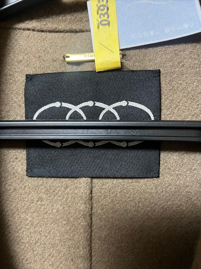 conteダブルラベルリバーコート美品