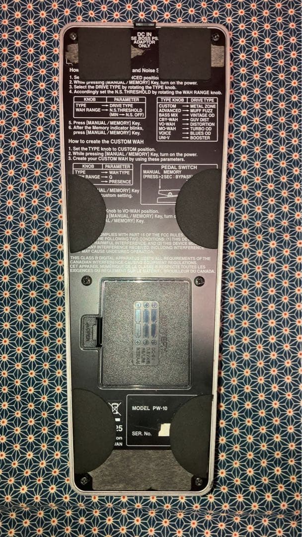 BOSS V-WAH PW-10 ワウペダル