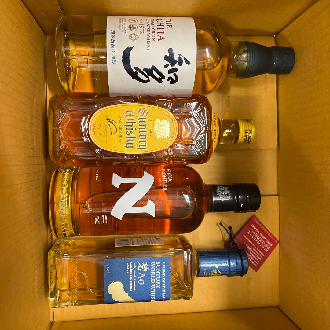 日本のウイスキー 4 本セット