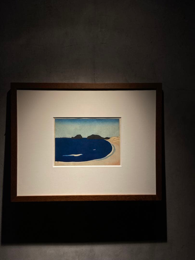 専用　他の人発送× 坂本繁二郎　筑紫五景　『神奏』　木版画　錦絵　美品