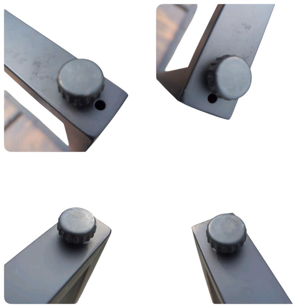 【送料無料】ニトリ　テーブル＆チェア　ユーズド加工木目調