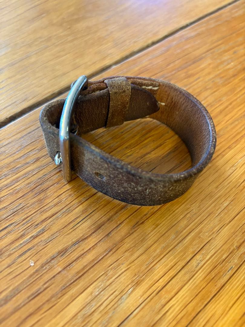 HERMES エルメス エトリヴィエール レザー ブレスレット バングル H刻印